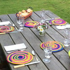 Set of 6 Raffia Placemats - Simply Rye