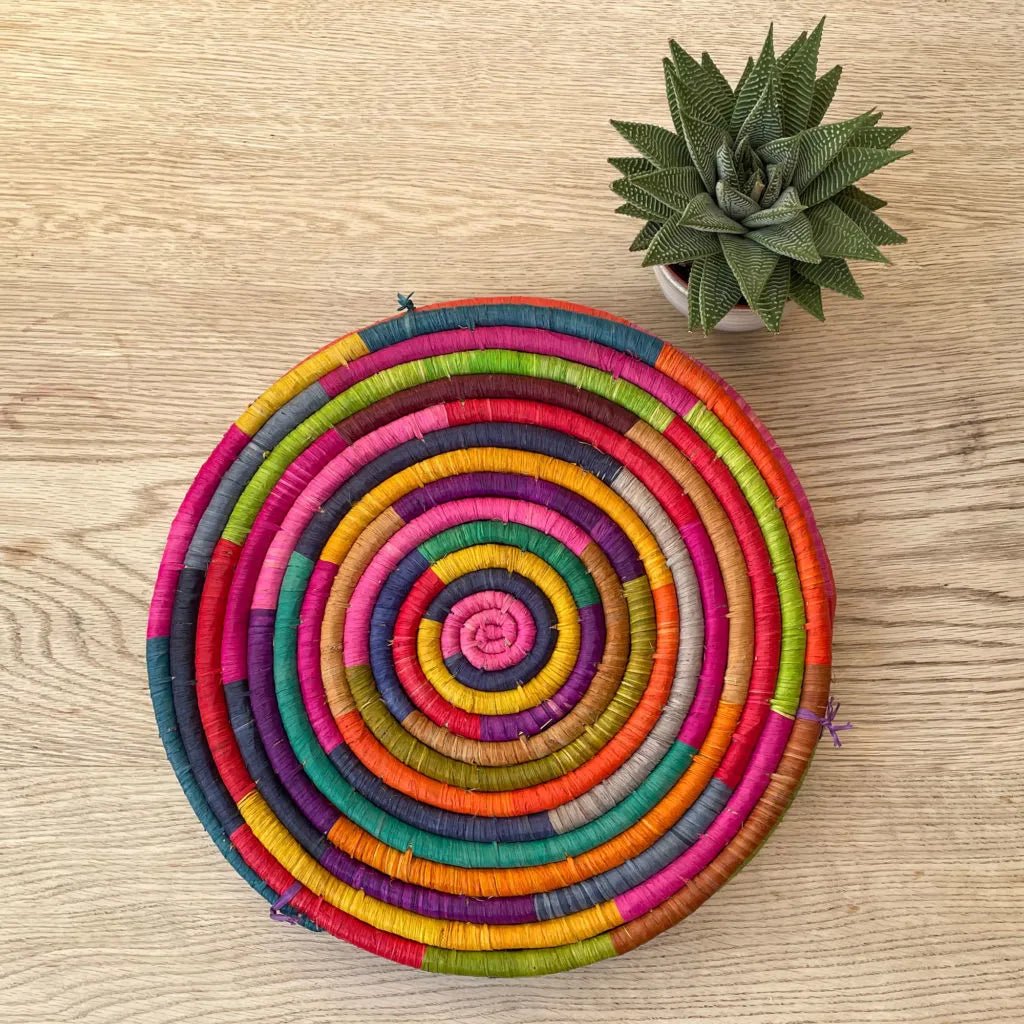 Set of 6 Raffia Placemats - Simply Rye