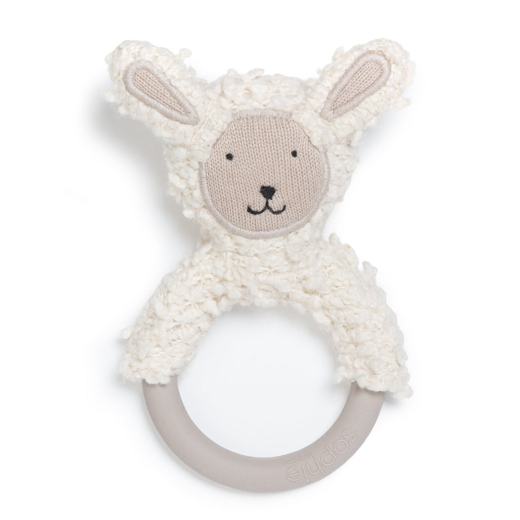 Sheep Teething Rattle - Simply Rye