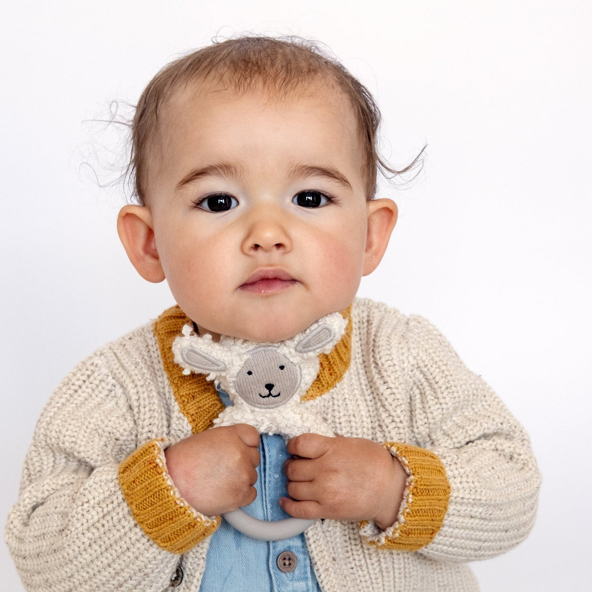 Sheep Teething Rattle - Simply Rye