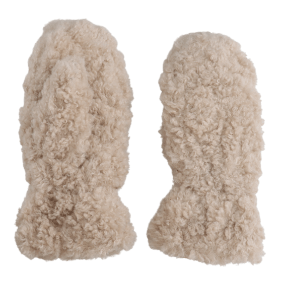 Sherpa Teddy Mittens - Almond - Simply Rye