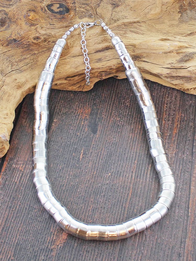 Short Chunky Snake Necklace - Simply Rye