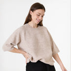 Short Sleeve Raglan Jumper - Oatmeal - Simply Rye