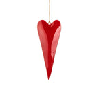 Slim Red Heart Decoration - Simply Rye