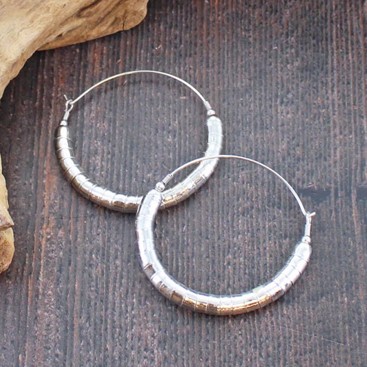 Snake Hoop Earrings - Simply Rye