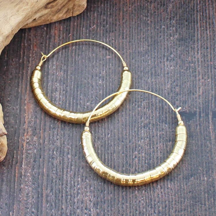 Snake Hoop Earrings - Simply Rye