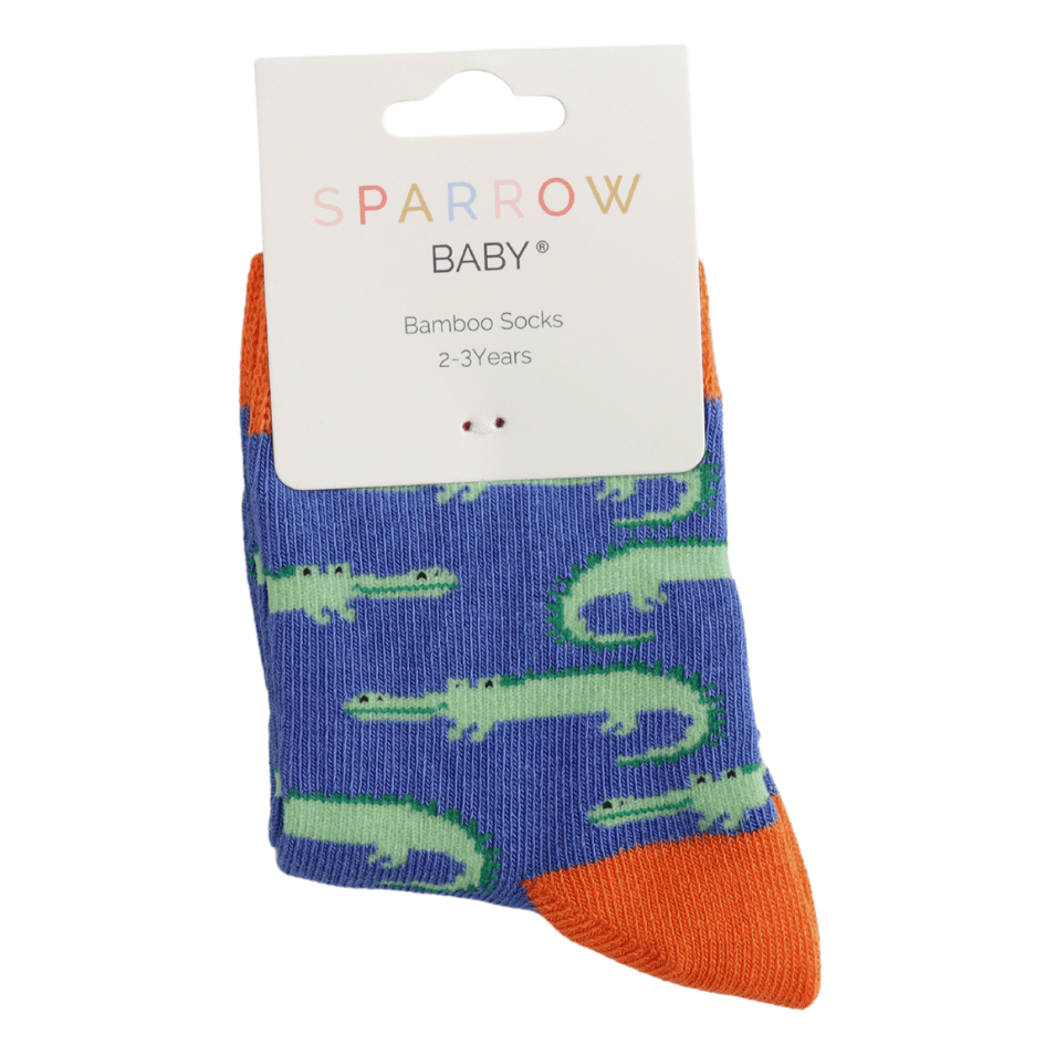 Sparrow Baby Crocodiles Socks - Simply Rye