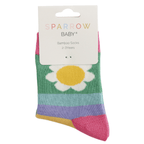 Sparrow Baby Daisy & Stripes Socks - Simply Rye