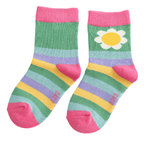 Sparrow Baby Daisy & Stripes Socks - Simply Rye