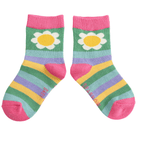 Sparrow Baby Daisy & Stripes Socks - Simply Rye