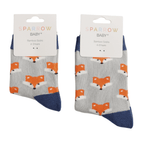 Sparrow Baby Fox Faces Socks - Simply Rye