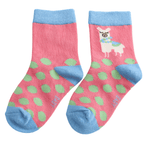 Sparrow Baby Llamas & Spots Socks - Simply Rye
