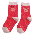 Sparrow Baby Red Reindeer Socks - Simply Rye
