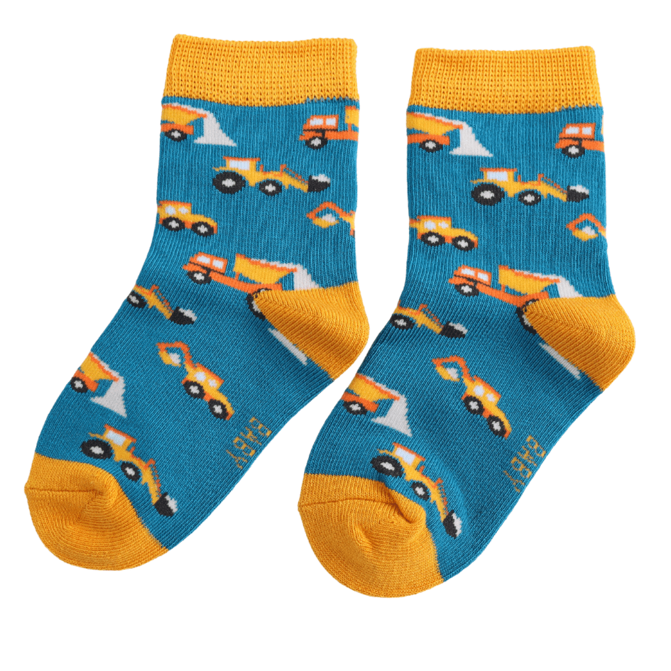 Sparrow Baby Trucks Socks - Simply Rye