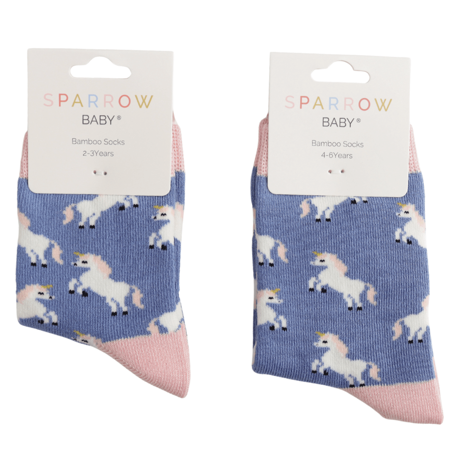 Sparrow Baby Unicorns Socks - Simply Rye
