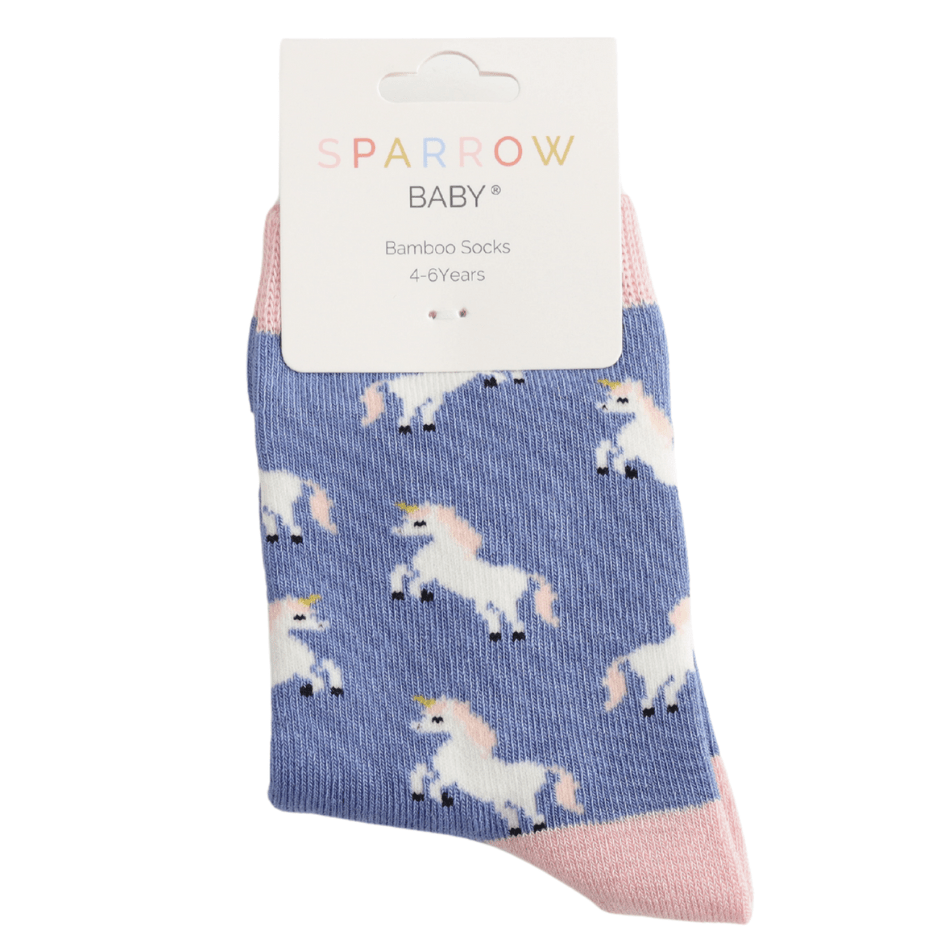 Sparrow Baby Unicorns Socks - Simply Rye