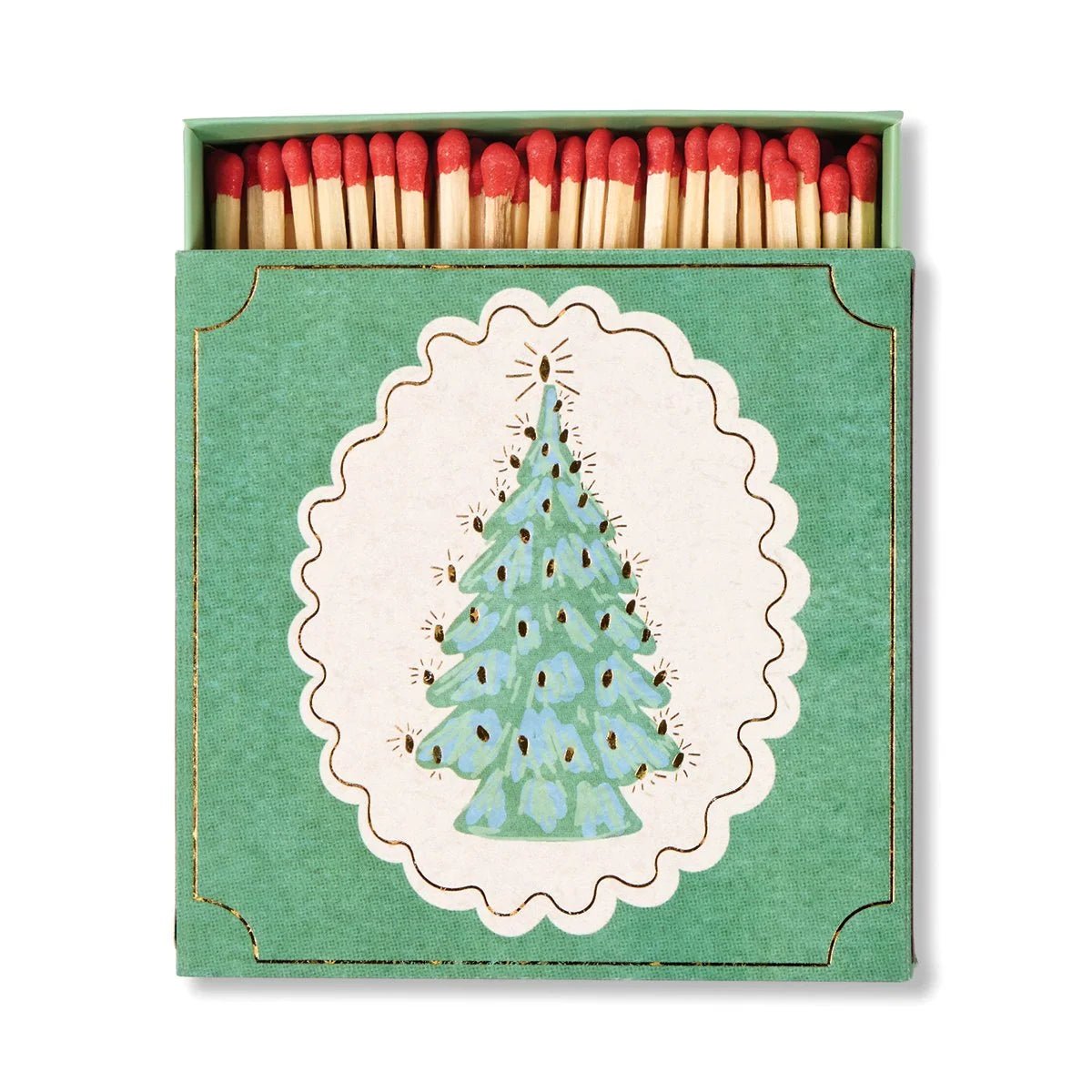Square Boxed Matches - Christmas Tree - Simply Rye