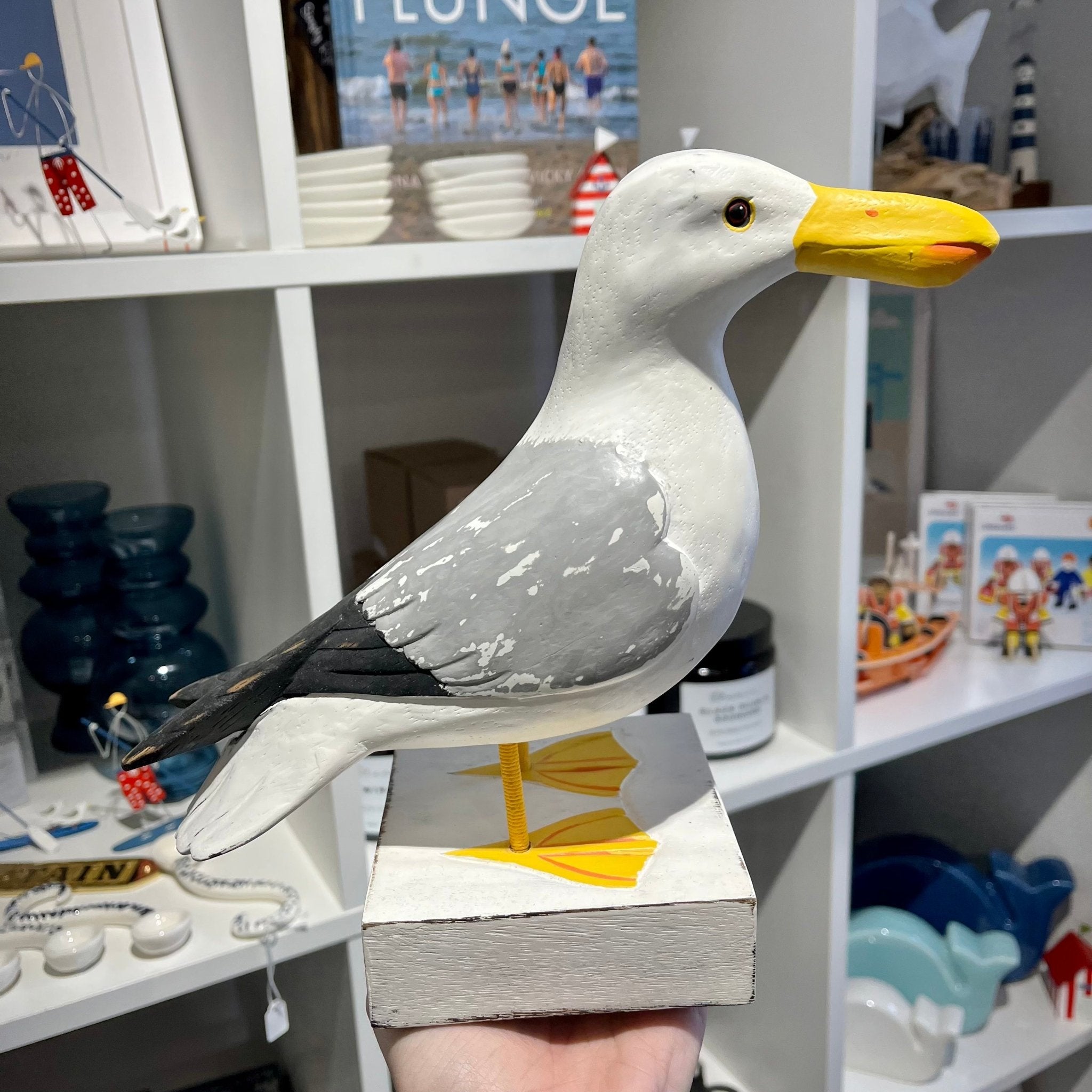 Steve the Seagull on Plinth - Simply Rye