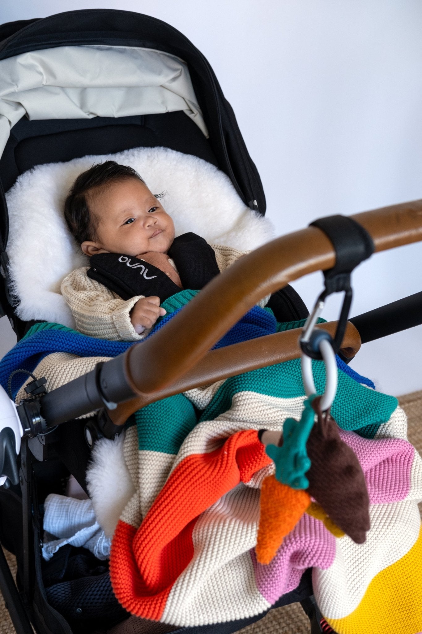 Striped Rainbow Baby Blanket - Simply Rye