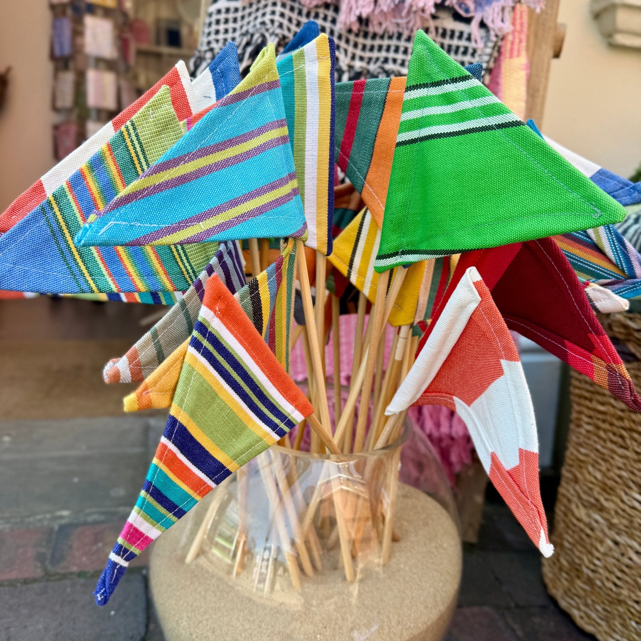 Striped Sandcastle Flag - Lucky Dip - Simply Rye