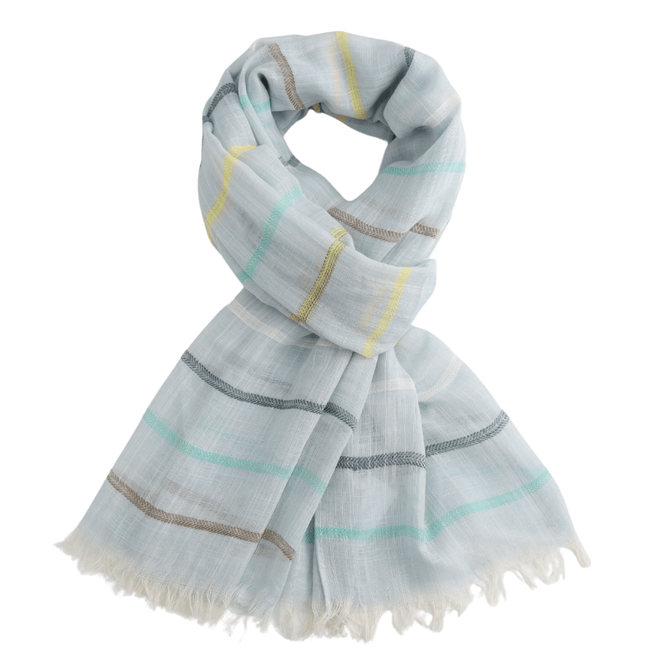 Stripes Lightweight Scarf - Simply Rye