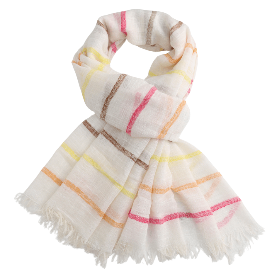 Stripes Lightweight Scarf - Simply Rye