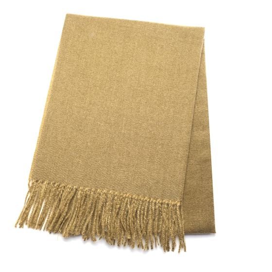 Super Soft Plain Scarf - Olive - Simply Rye