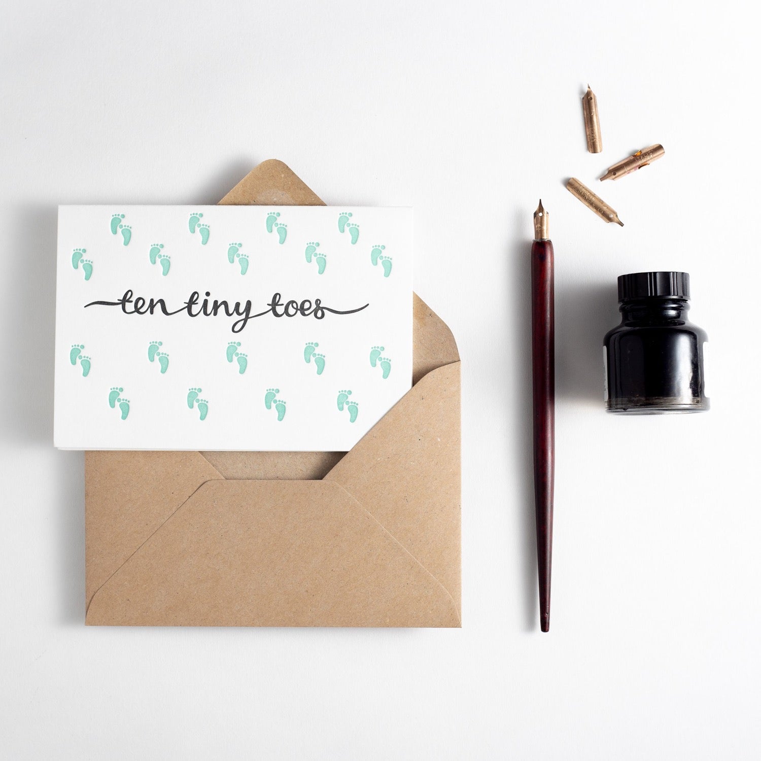 'Ten Tiny Toes' Card - Simply Rye