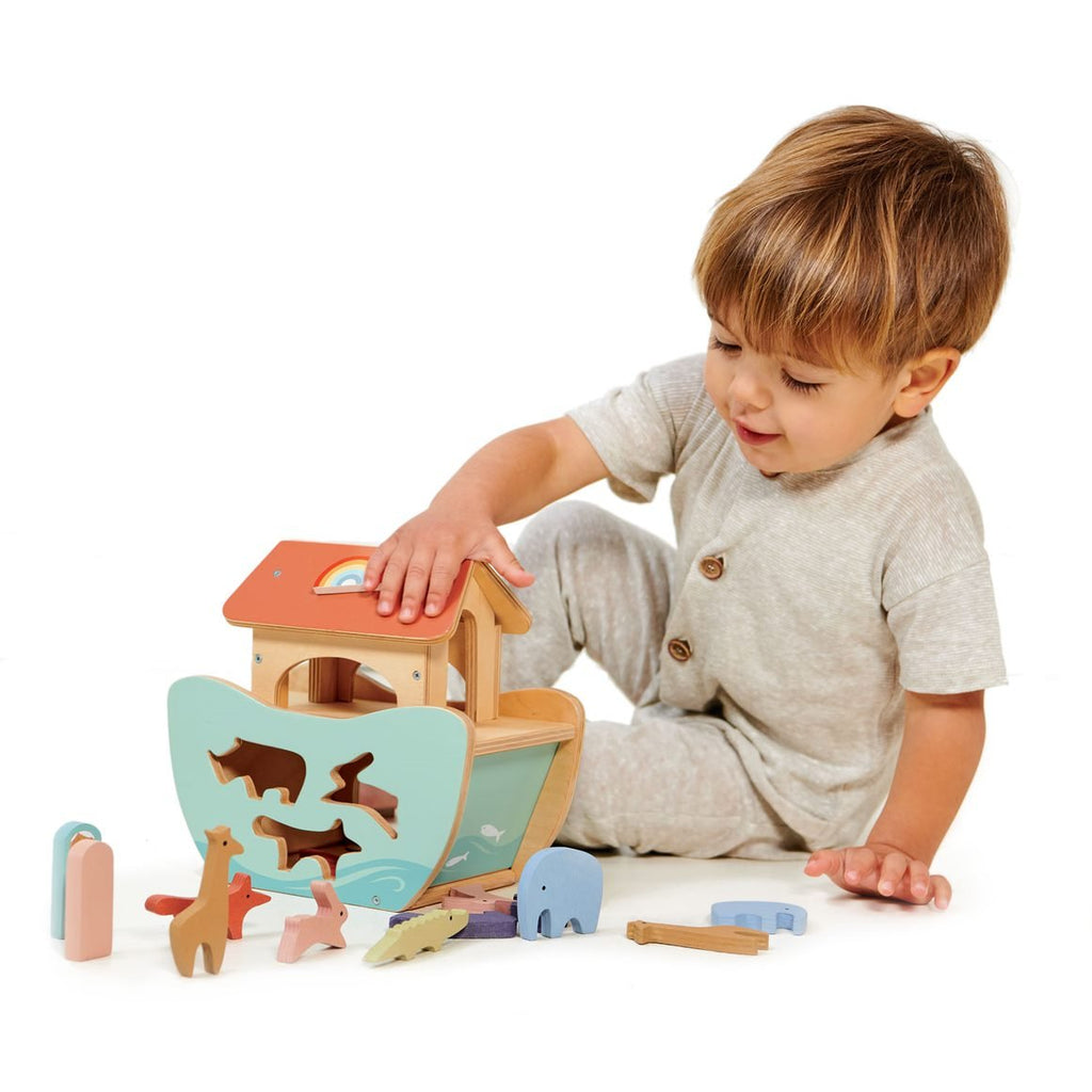 Tender Leaf Wooden Little Noah's Ark Set - Simply Rye