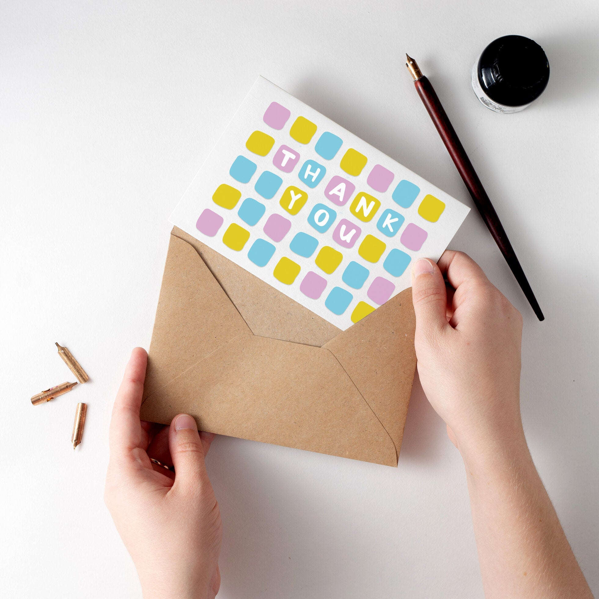 ‘Thank You’ Card - Simply Rye