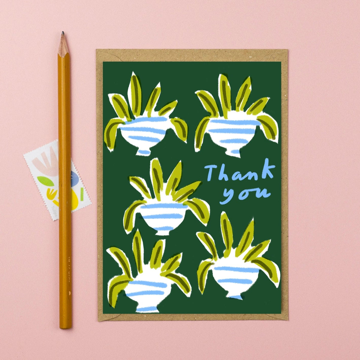 ‘Thank You’ Plants Card - Simply Rye