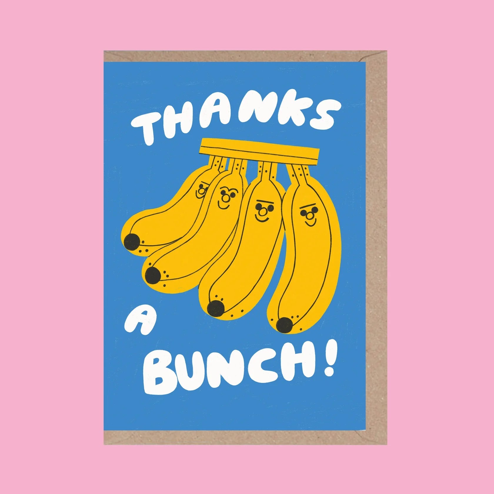 'Thanks a Bunch' Bananas Card - Simply Rye