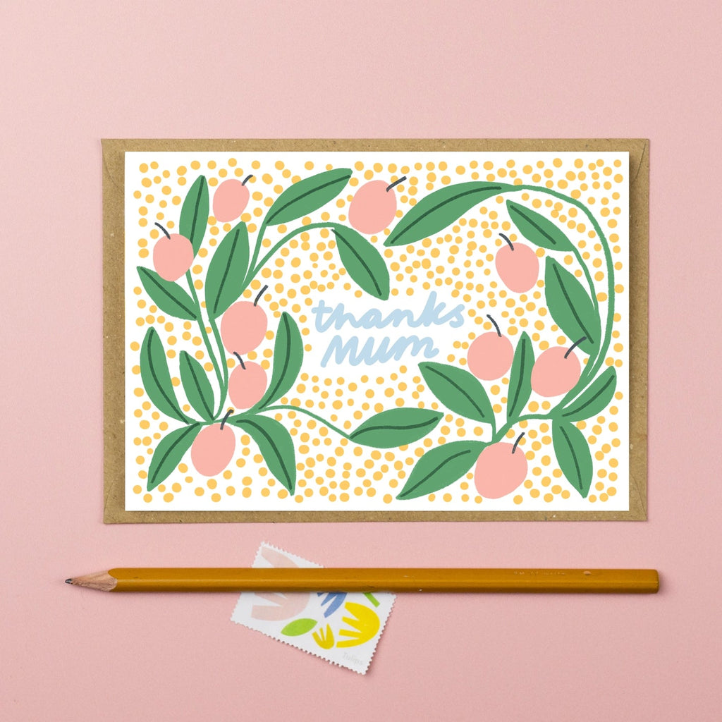 ‘Thanks Mum’ Card - Simply Rye