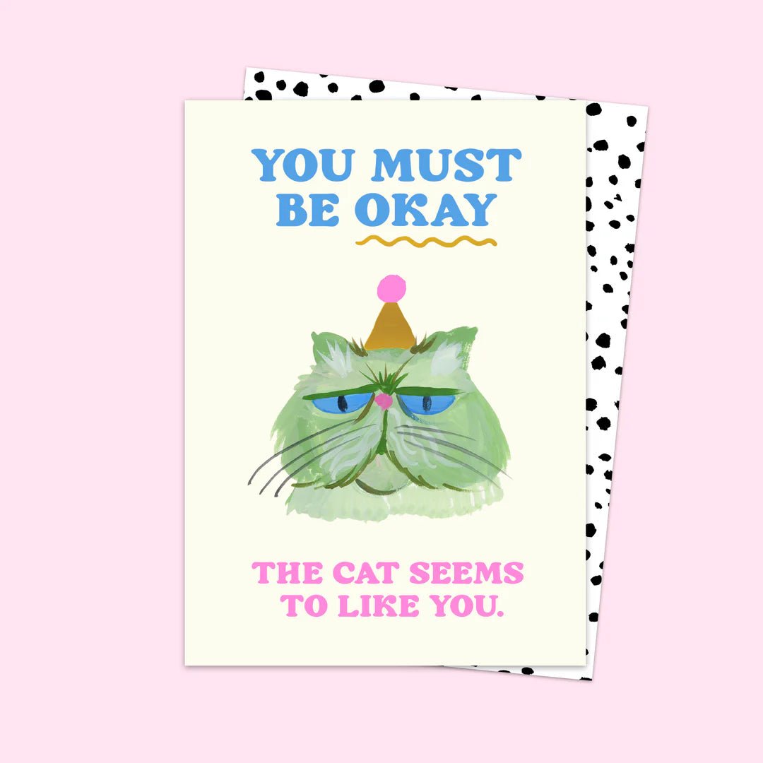 ‘The Cat Seems to Like You’ Card - Simply Rye