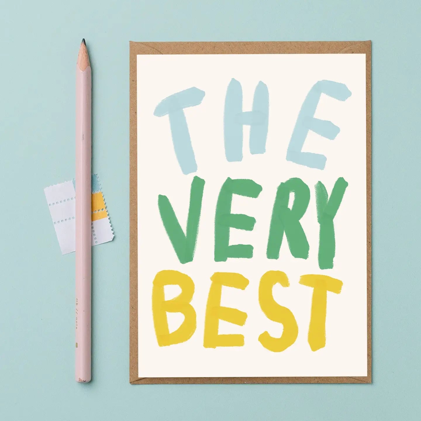 ‘The Very Best' Blue/Green Card - Simply Rye