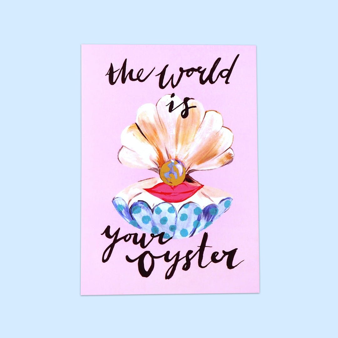 ‘The World Is Your Oyster’ Card - Simply Rye