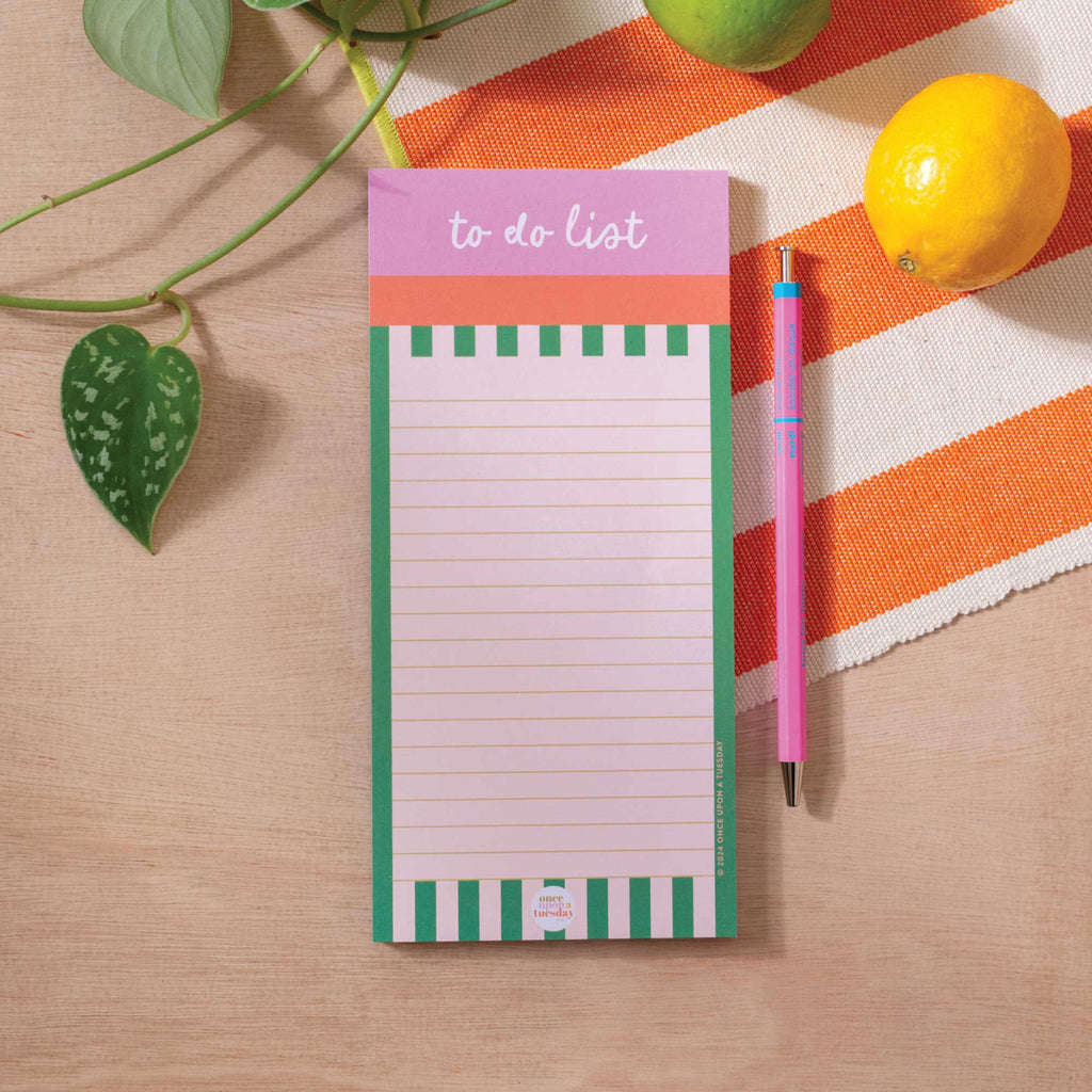 To Do List Pad - Cabana Stripe - Simply Rye