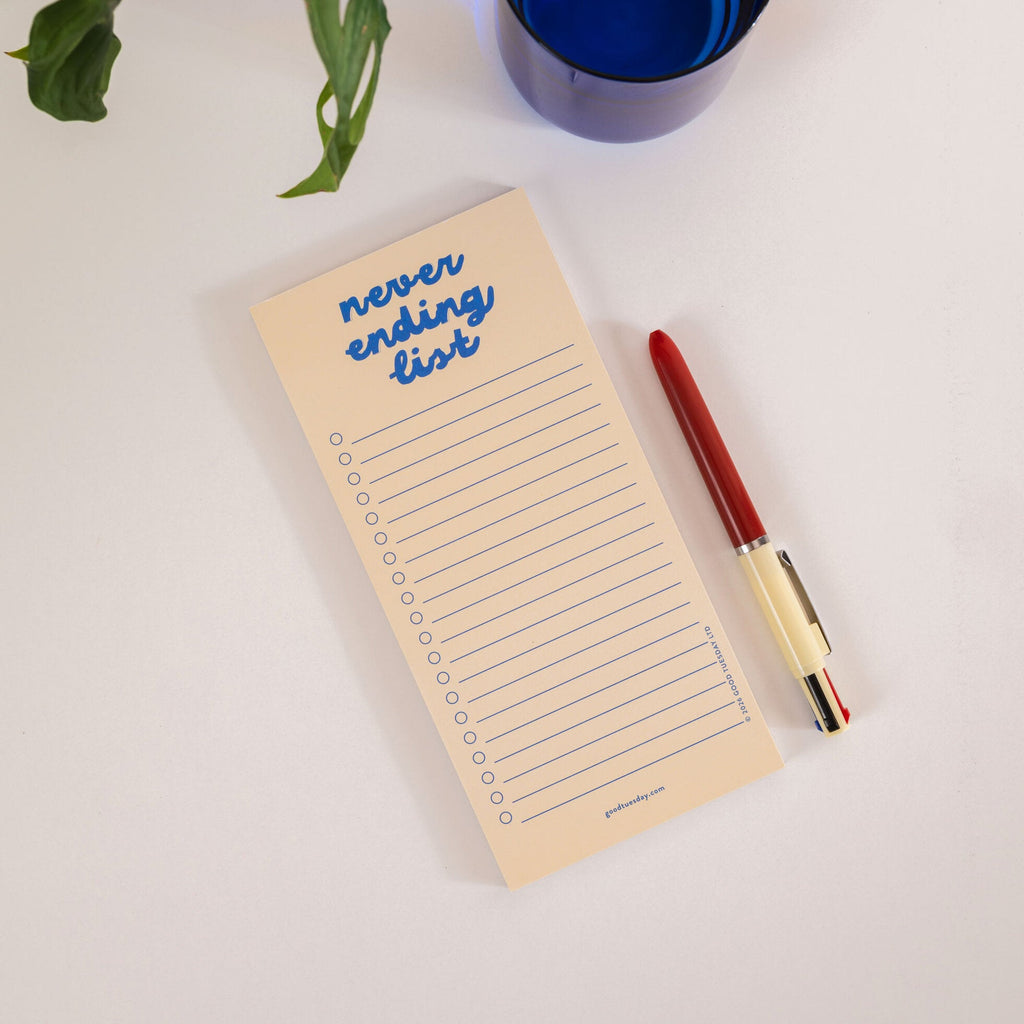 To Do List Pad - Never Ending List - Simply Rye
