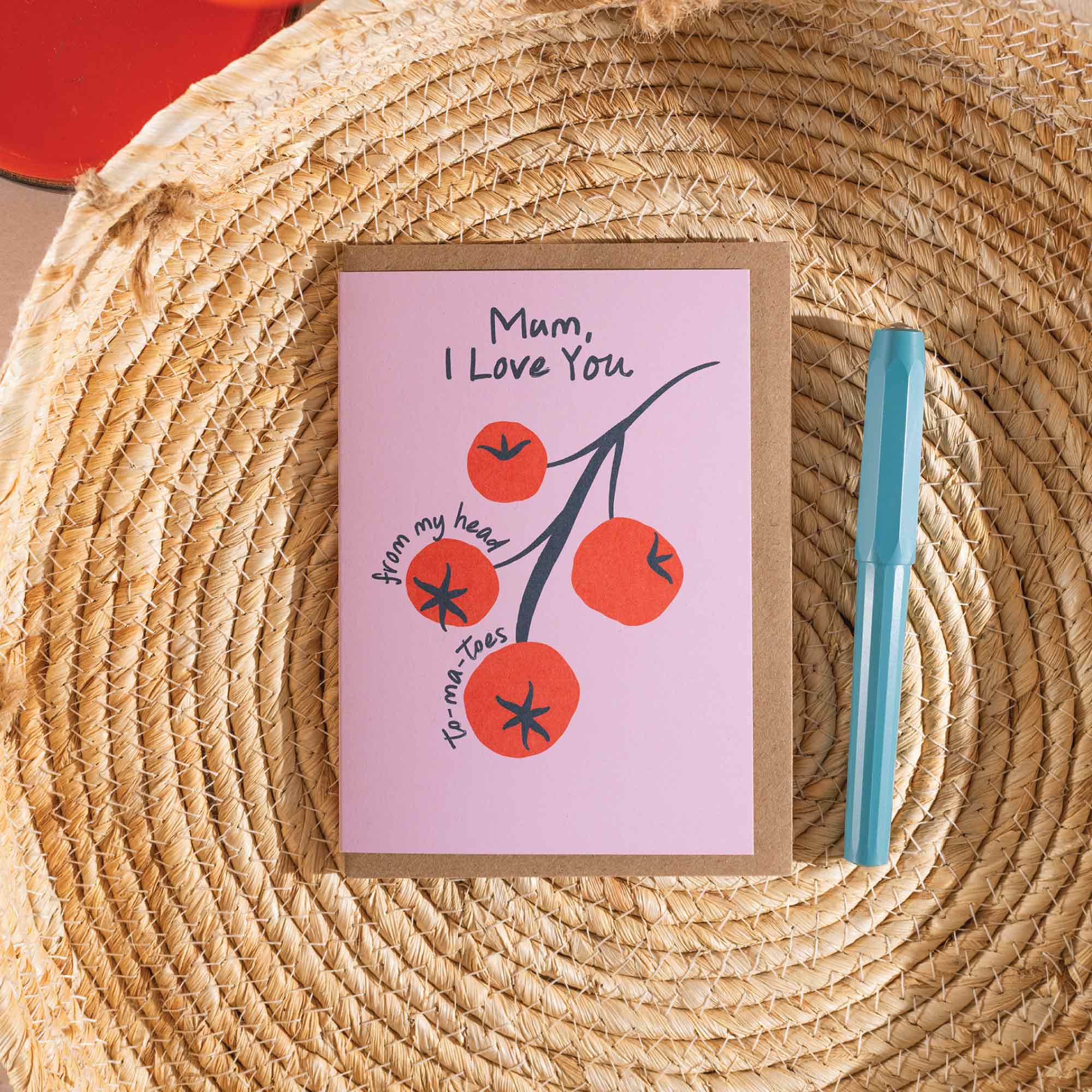 'To - Ma - Toes' Mum Card - Simply Rye