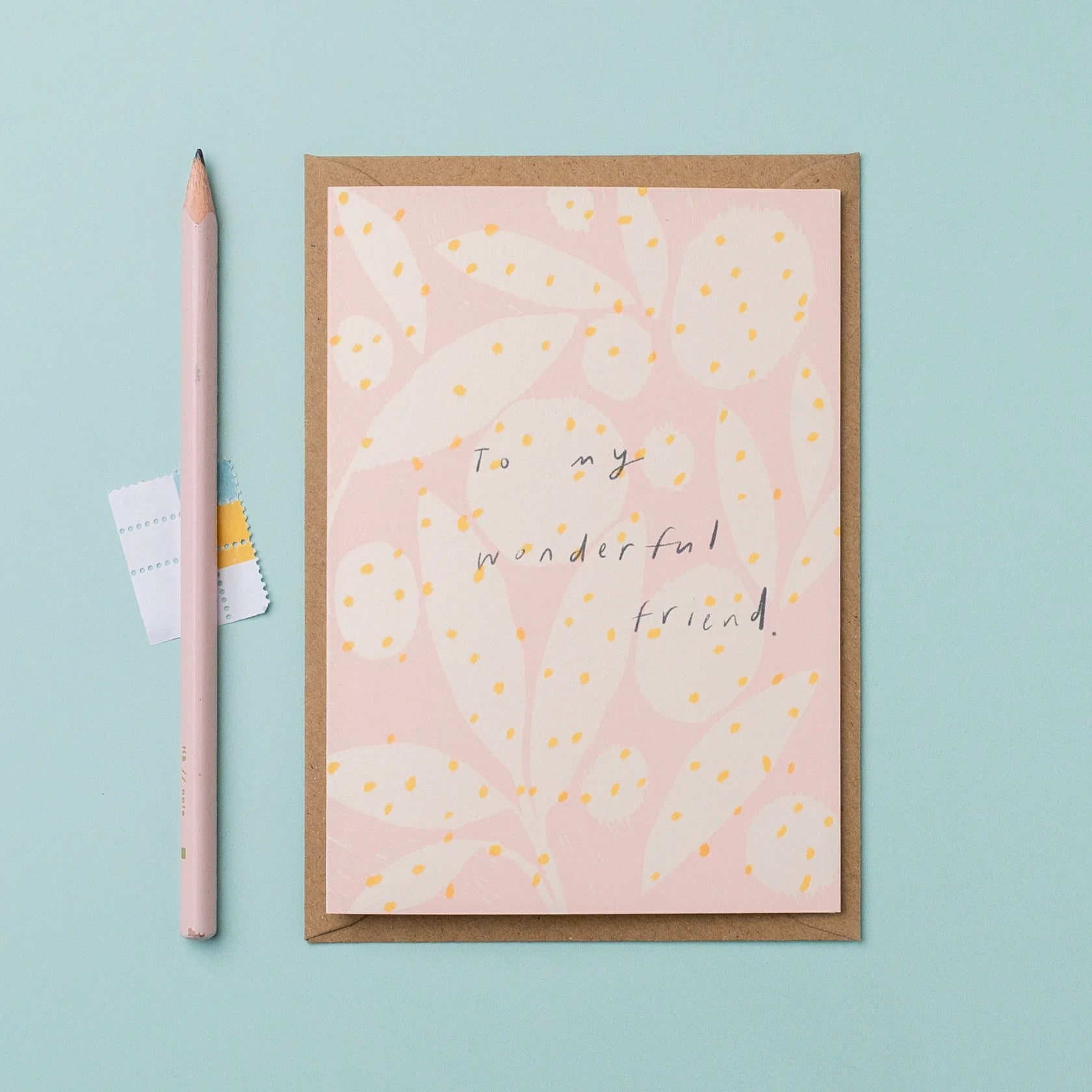 ‘To My Wonderful Friend’ Card - Simply Rye