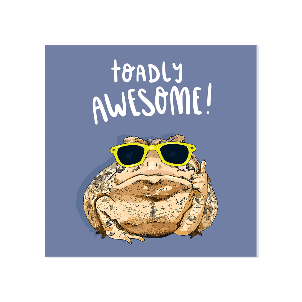 ‘Toadly Awesome' Card - Simply Rye