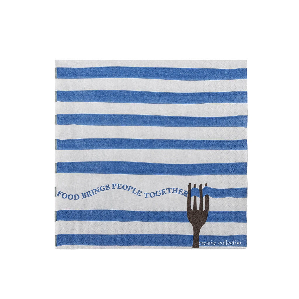 'Together' Stripe Napkins - Simply Rye