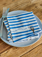 'Together' Stripe Napkins - Simply Rye
