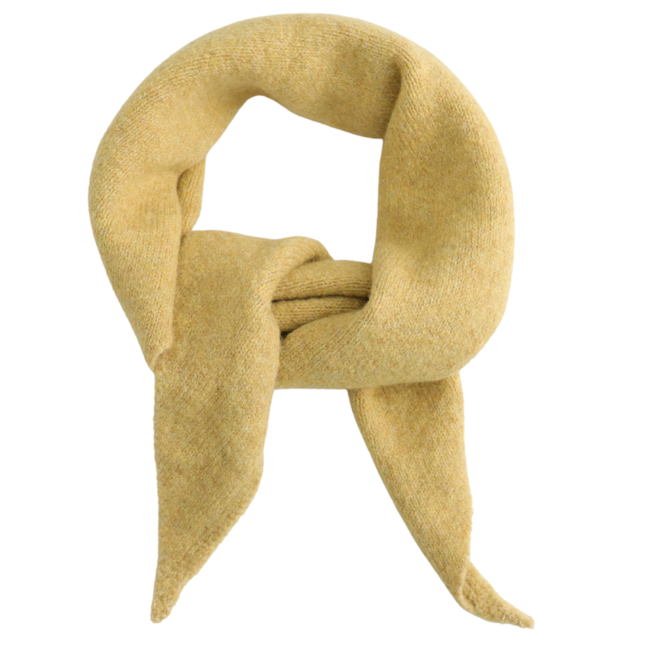 Clara Medium Triangle Scarf - Mustard