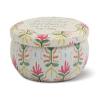Tulip Printed Tin Candle - Bronzed Gardenia - Simply Rye