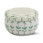 Tulip Printed Tin Candle - Verbena & Lemongrass - Simply Rye