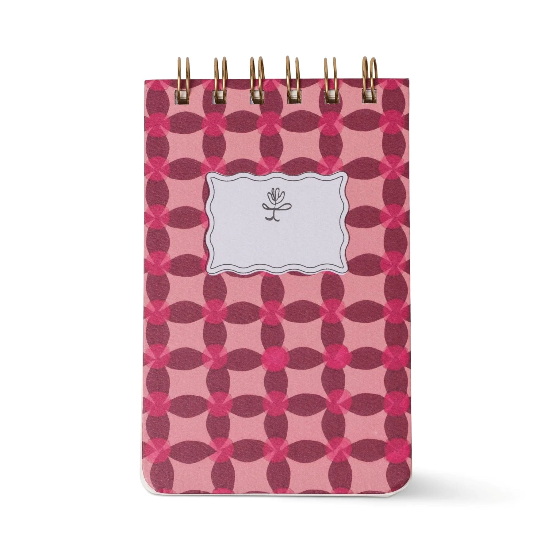 Tulip Twin Wire Notepad - Pinwheel Pink - Simply Rye