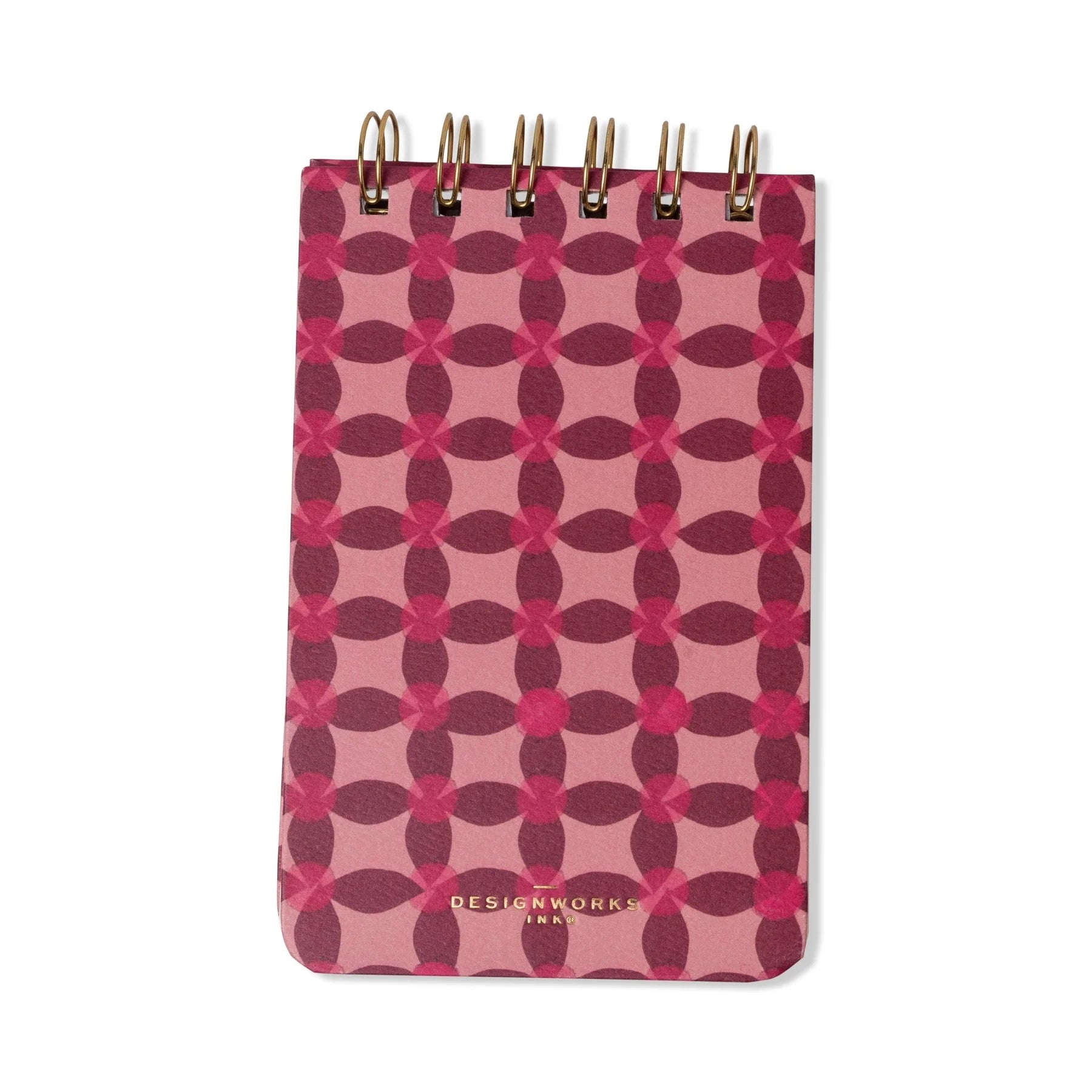 Tulip Twin Wire Notepad - Pinwheel Pink - Simply Rye