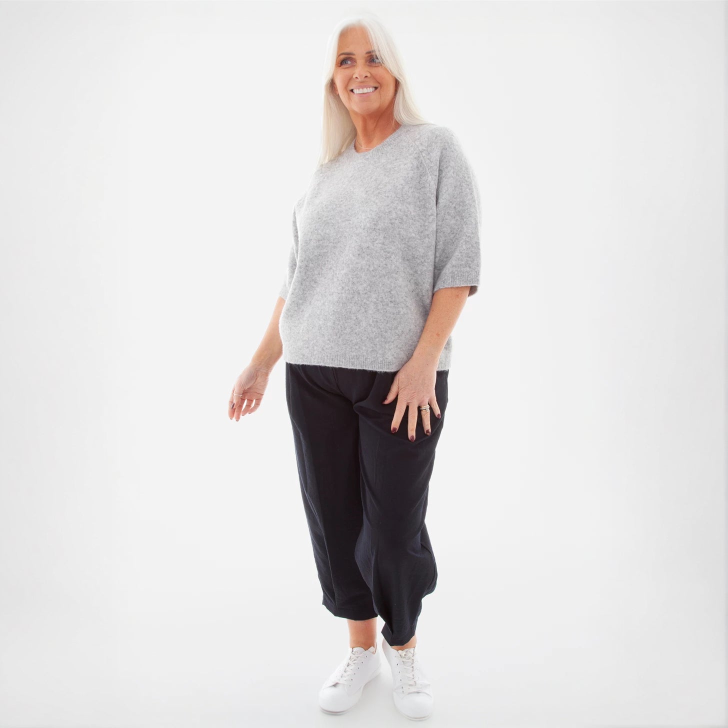 Twill Pleat Front Trousers - Black - Simply Rye