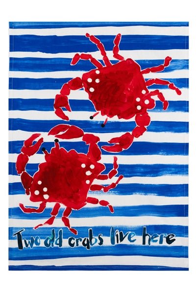 Two Old Crabs Live Here Tea Towel - Simply Rye